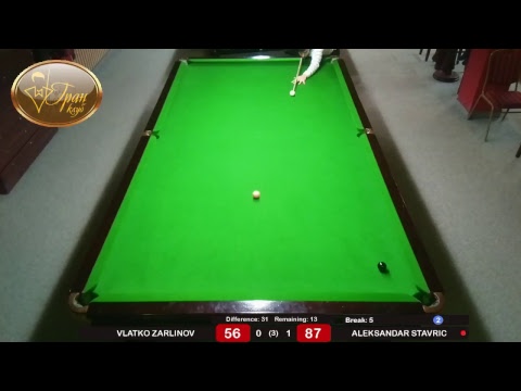 Gran Klub - Snooker Table 2 - Live Streaming by SnookerON.com billiards table size