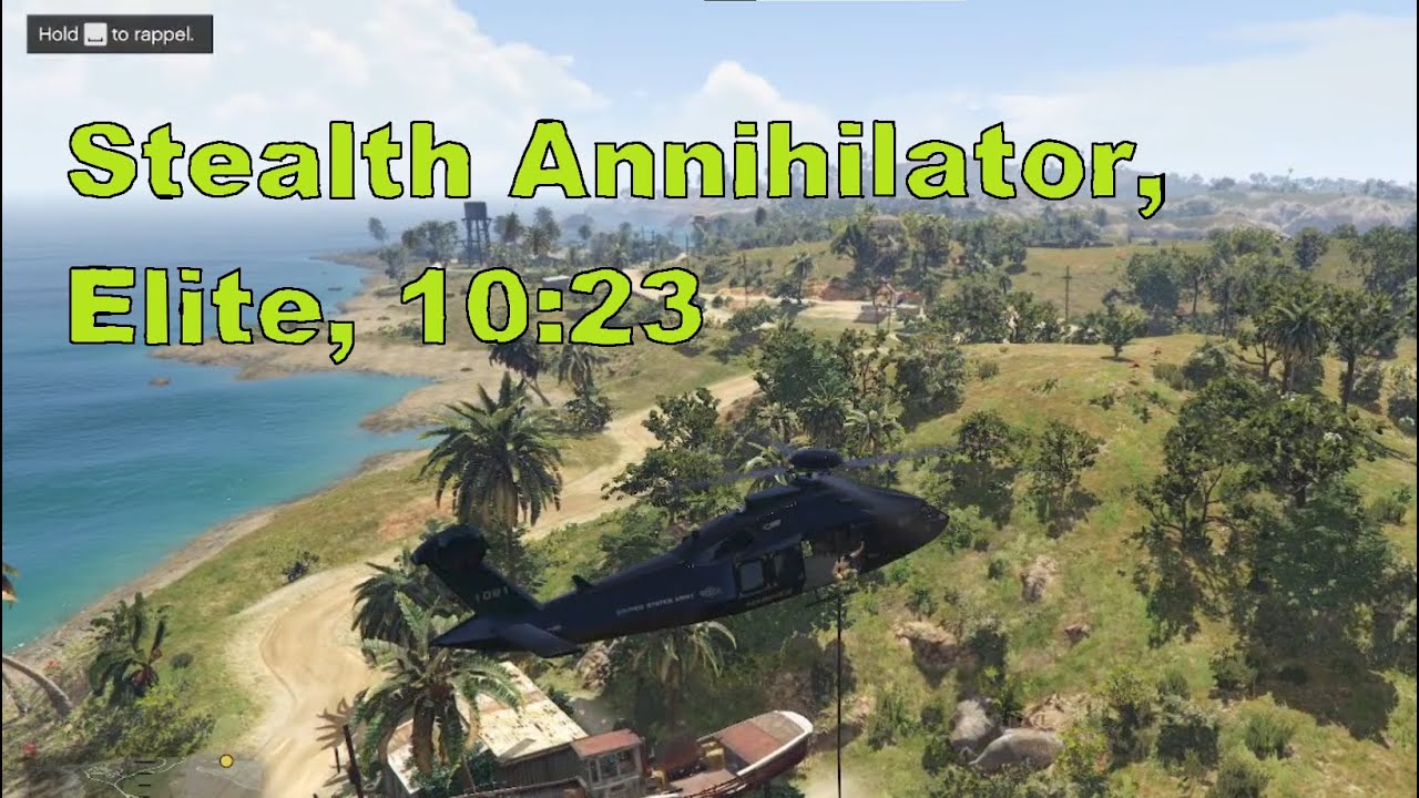 Cayo Perico, Stealth Annihilator, coke, weed, cash. Drainage tunnel