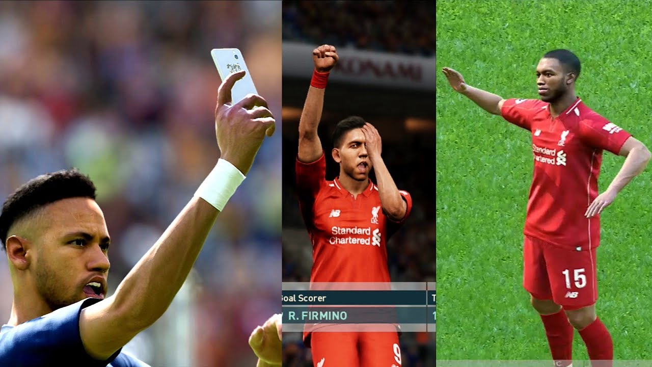 PES 2019 Players Celebration ft Firmino One eye Celebration YouTube