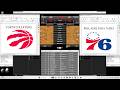 Statis-Pro Basketball Game 7, Raptors vs 76ers must win for both teams Esp.99