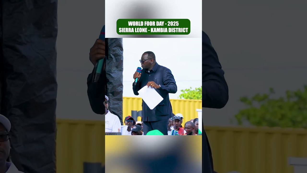 "Feed Salone" Success: Finance Chief Validates Significant Strides in Food Security.