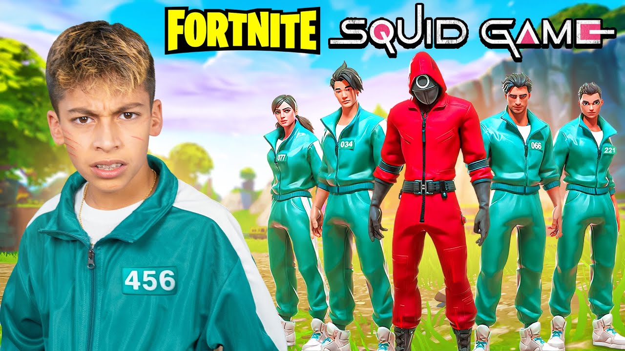 Playing FORTNITE SQUID GAME! 🚦👧🏻