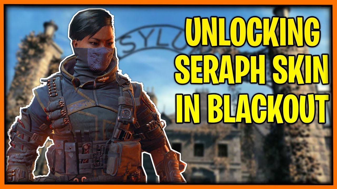 UNLOCKING THE NUMBERS SERAPH SKIN IN BLACKOUT - CALL OF DUTY BLACK OPS 4