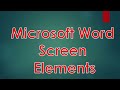 MS Word Screen Elements | CompKnow #msword #word