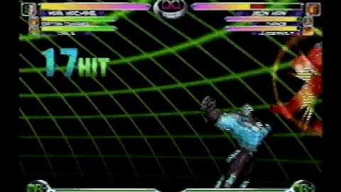 Marvel vs Capcom 2: War Machine Wall Unfly Combo 2
