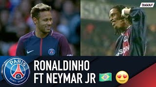 RONALDINHO FT NEYMAR JR 🇧🇷 😍