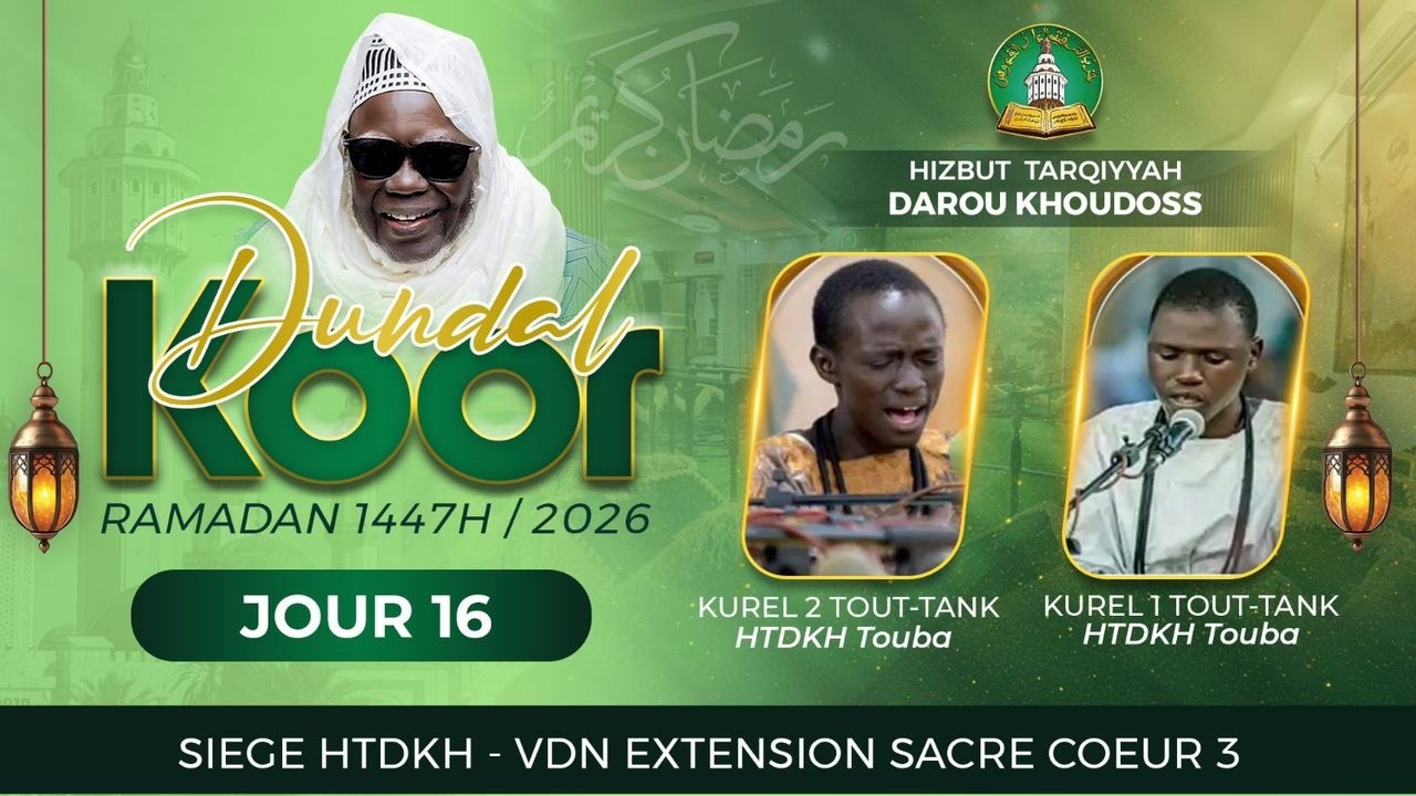 🔴LIVE| Dundal Koor  2026: 'إحياء رمضان' I 15èm Jour I KUREL 2 & 1 TOUT TANK HTDKH TOUBA