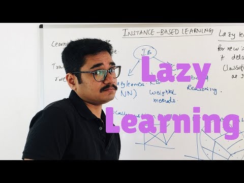 Video: Waarom word instansiegebaseerde leer as lui leer genoem?