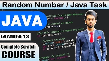 #13 - How To Get Random Number - Learn Java from Scratch (Urdu/Hindi) - IT World by Faizan RajpoOt