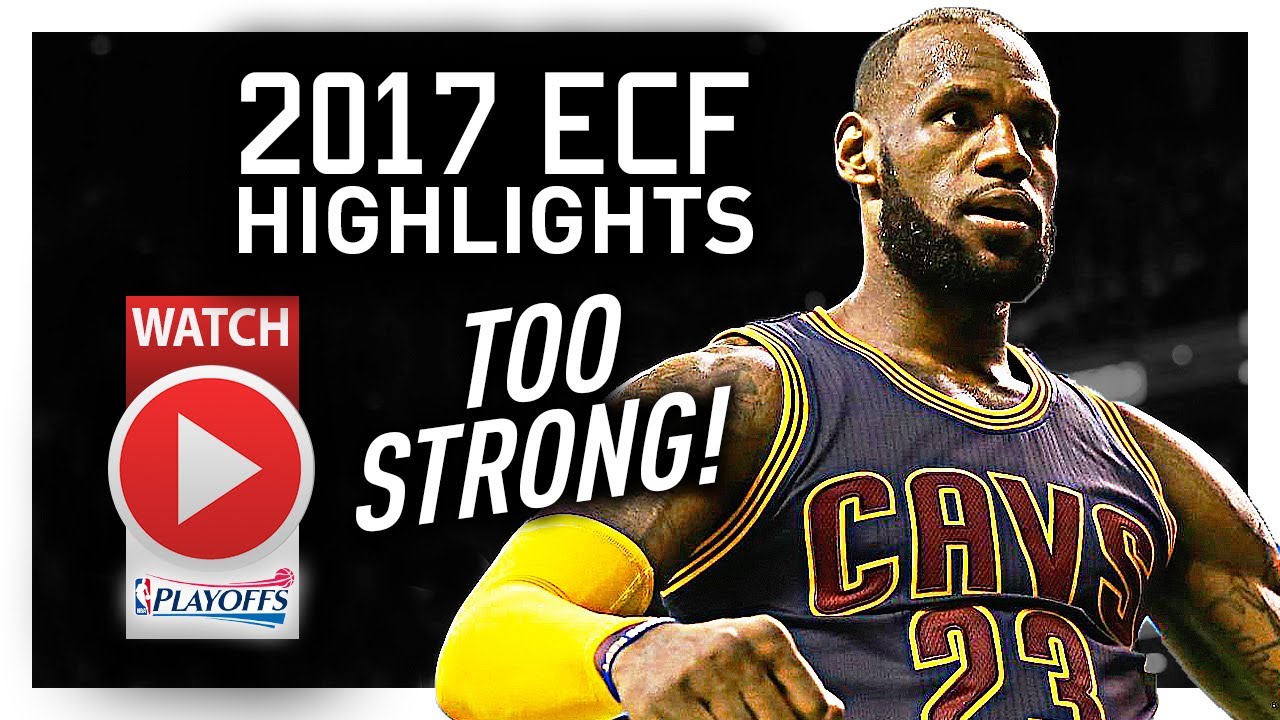 LeBron James ECF Offense Highlights VS Celtics 2017 Playoffs - TOO STRONG!