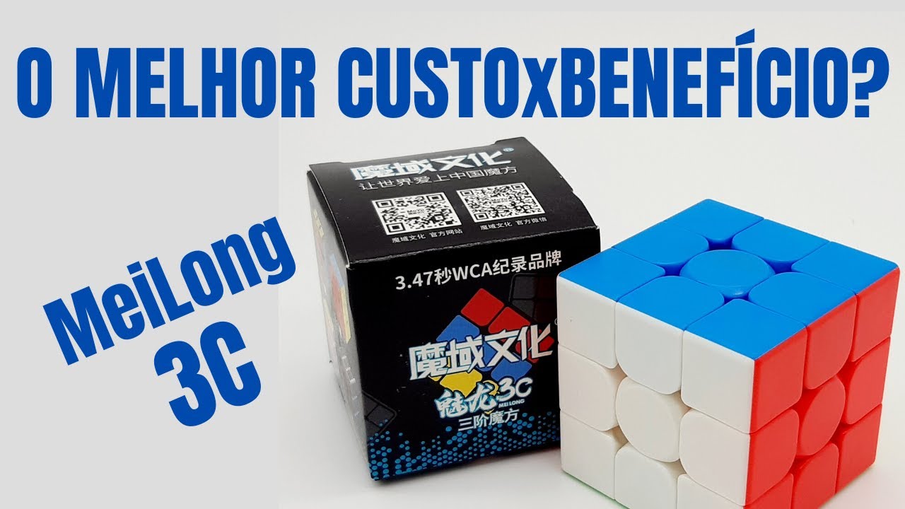 Cubo Mágico Profissional 3x3 Meilong 3c