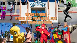 “4K” Warner Bros. Movie World Full Tour 2026 | Complete Theme Park Experience“Gold Coast Australia”