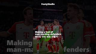 “Making a fool of man-marking defenders”