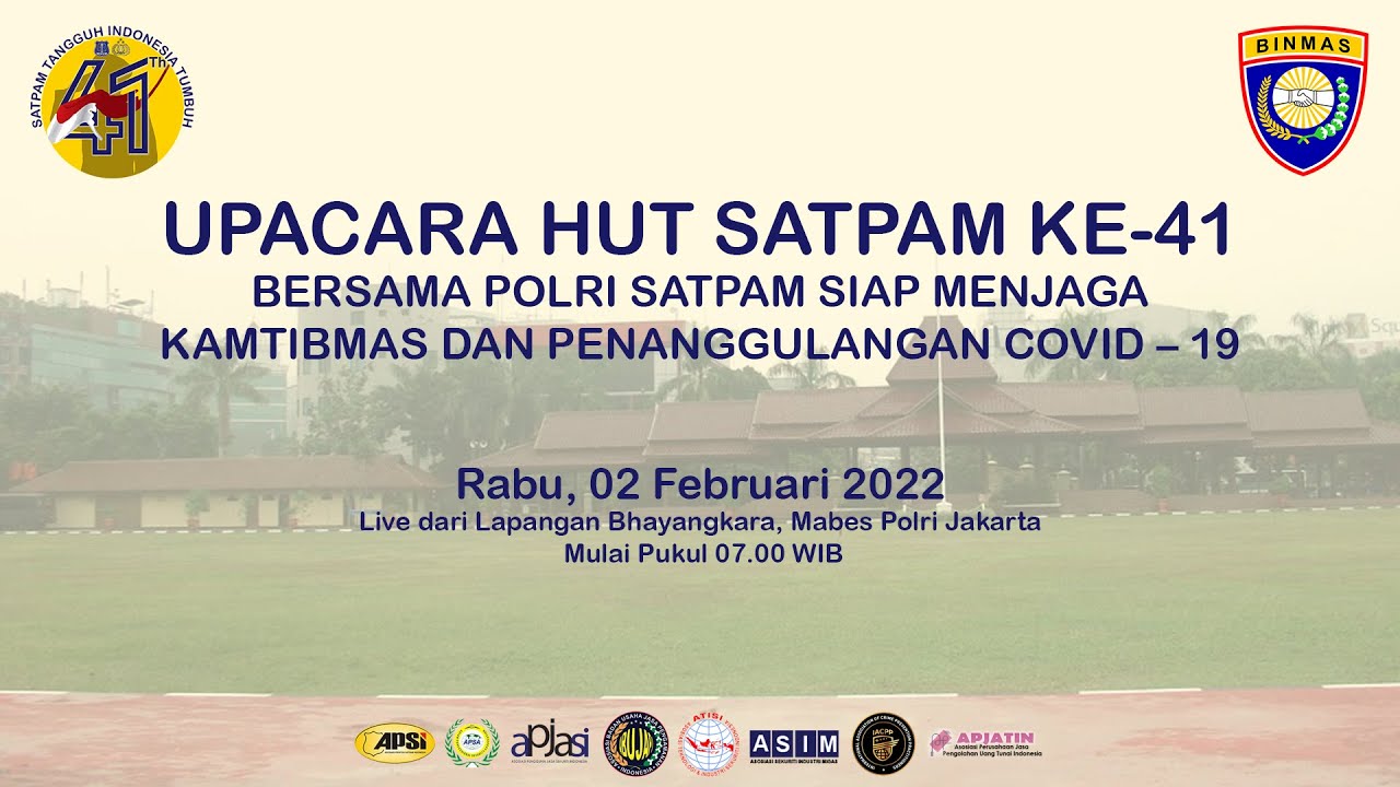 Upacara HUT Satpam ke 41