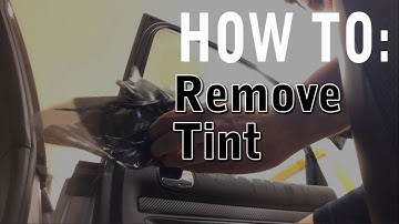 Window Tint Removal Clothes Steamer Hack!  DIY