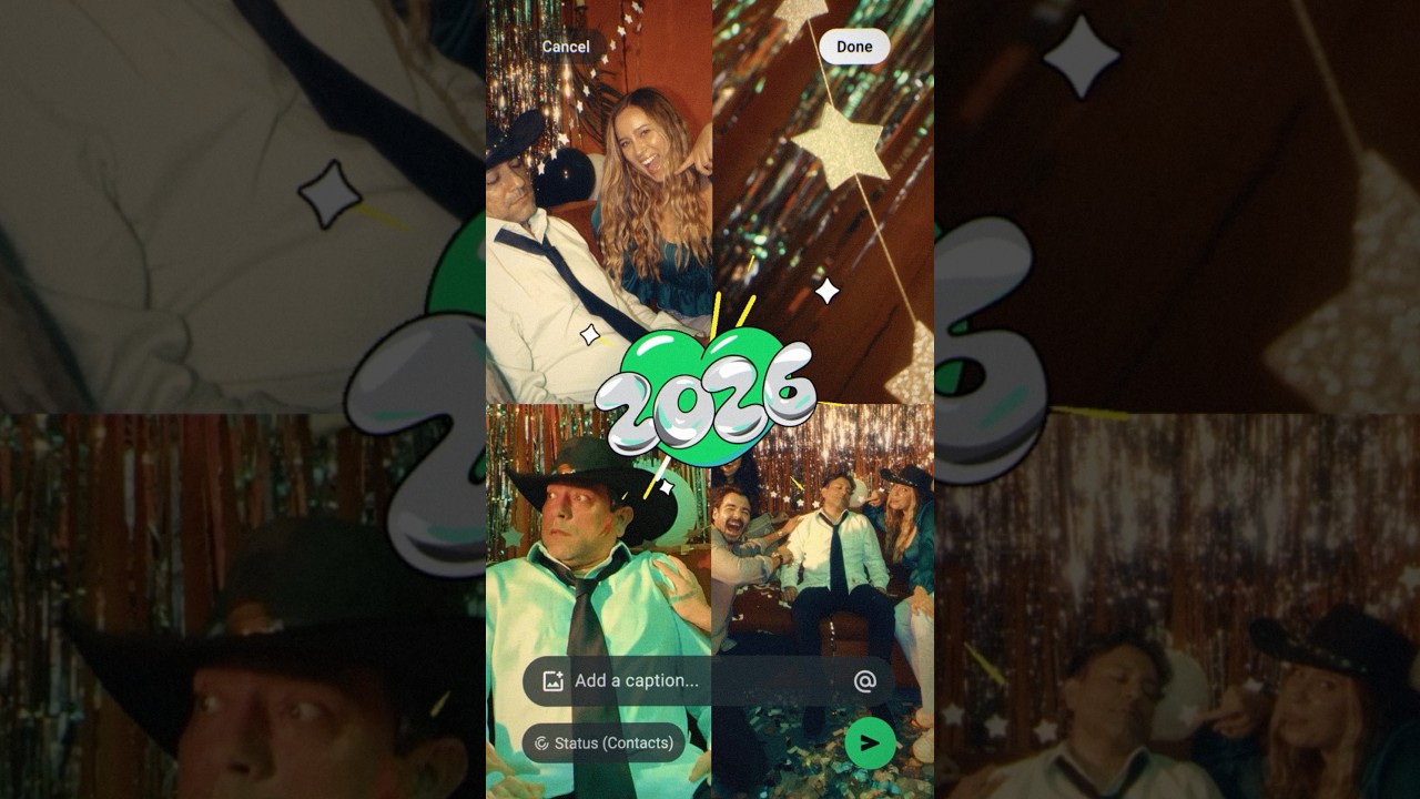 Happy New Year from WhatsApp 💚