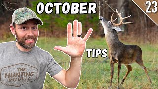 5 Scouting Tips for LATE OCTOBER!!  (How To Find Deer RIGHT NOW!)