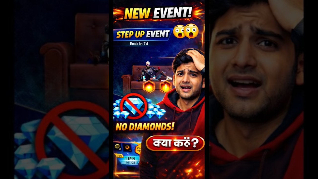 FREE FIRE STEP UP EVENT 😱 | Diamond 0 💎❌ |