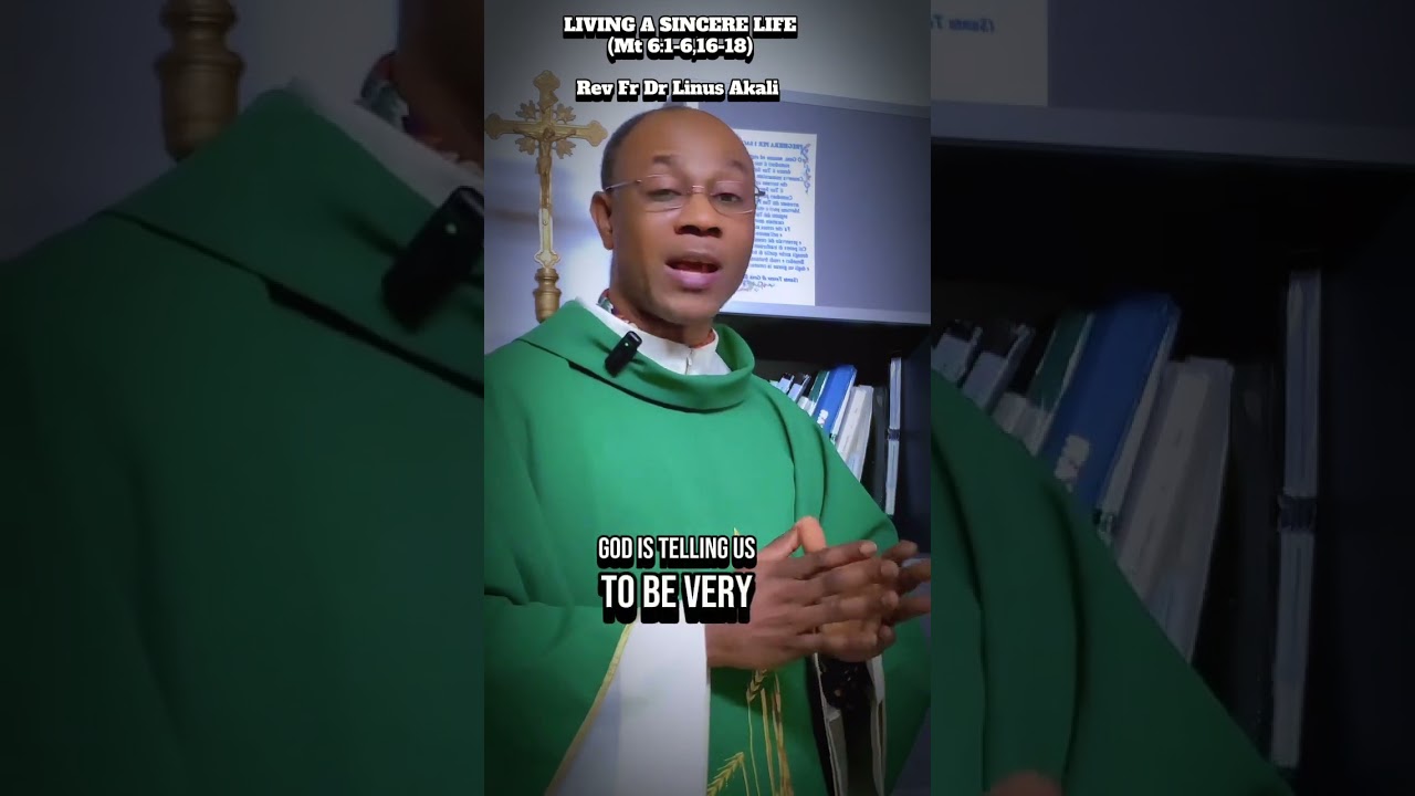 Living a Sincere Christian Life (Mt 6:1-6,16-18) 