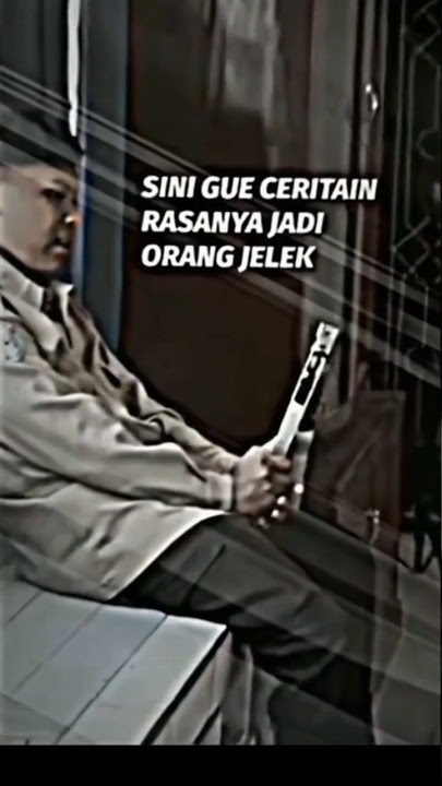Orang jelek selalu kalah sama yang ganteng 😓#capcut #fyp #shorts #quotes #jadul #fypシ