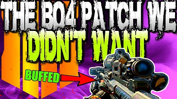 The Black Ops 4 Patch We Didn
