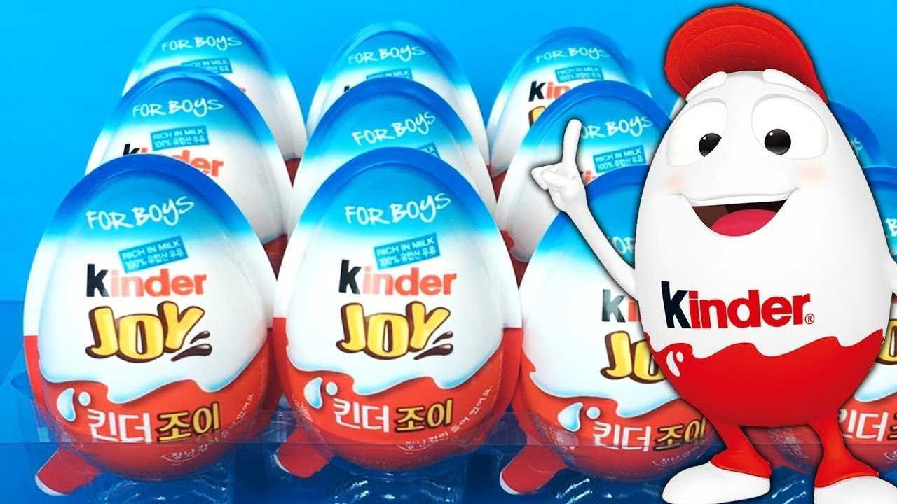 Surprise Eggs Kinder Joy Boy Mickey Mouse Toy Soda 4K YouTube