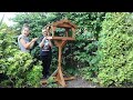 How to Build a Bird Table Feeder - LARGE & STURDY! | The Carpenter's Daughter