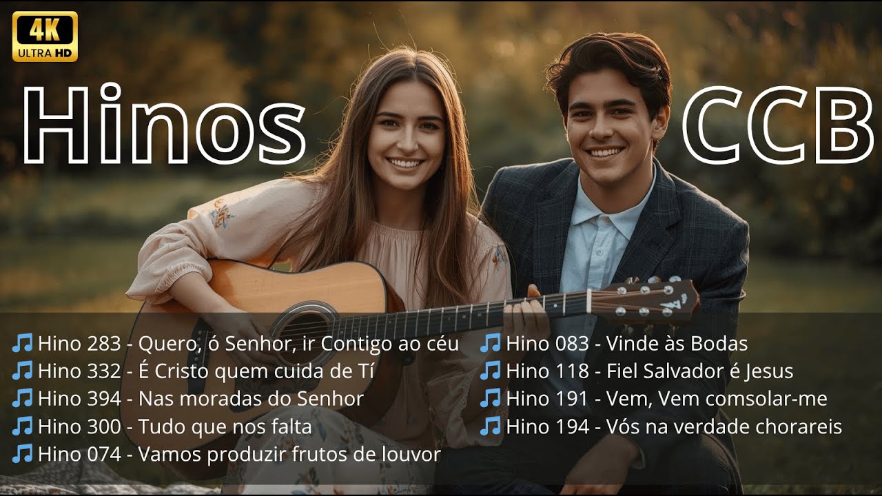 ✨ Seleção de Hinos CCB – Hinário 5 (283, 332, 394, 300, 74, 83, 118, 191, 194) | Louvores CCB ✨