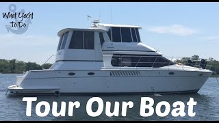 Our Great Loop Boat: Tour of Our 1999 Carver 504 | What Yacht To Do