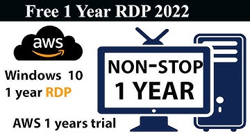 how to create aws rdp | How to create rdp | get amazon rdp  how to create  rdp | rdp for year