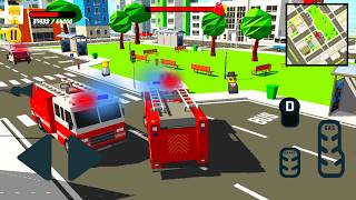 Free Open World Taxi, Fire Truck, Police,Bus Simulator Games - City Driver : Open World Gameplay screenshot 5