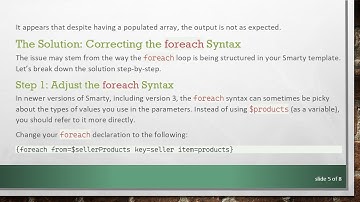 How to Easily Open an Array with Smarty foreach Loop