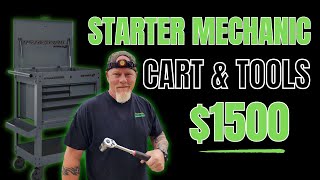 Beginner Tool Cart and Tools for a Mechanic
