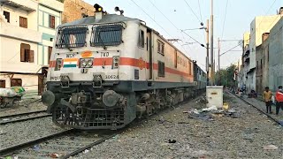 (04649) SARYU YAMUNA (COVID-19) SPECIAL (Jaynagar - Amritsar) With (TKD) WAP7 Locomotive.!!