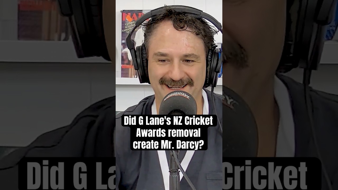 Did G Lane's NZ Cricket Awards removal create Mr. Darcy?