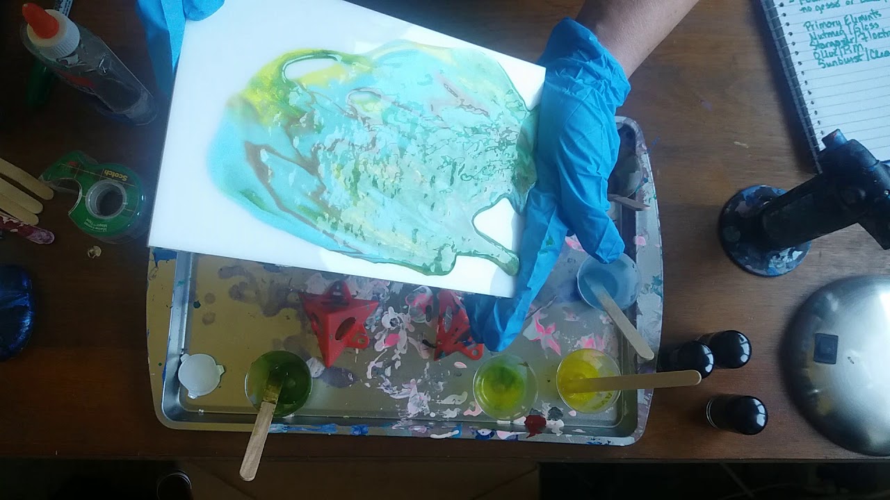 (20) Cuppa Paint acrylic pouring beginner primary elements, costs