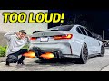 Making the loudest bmw g80 in the world new exhaust