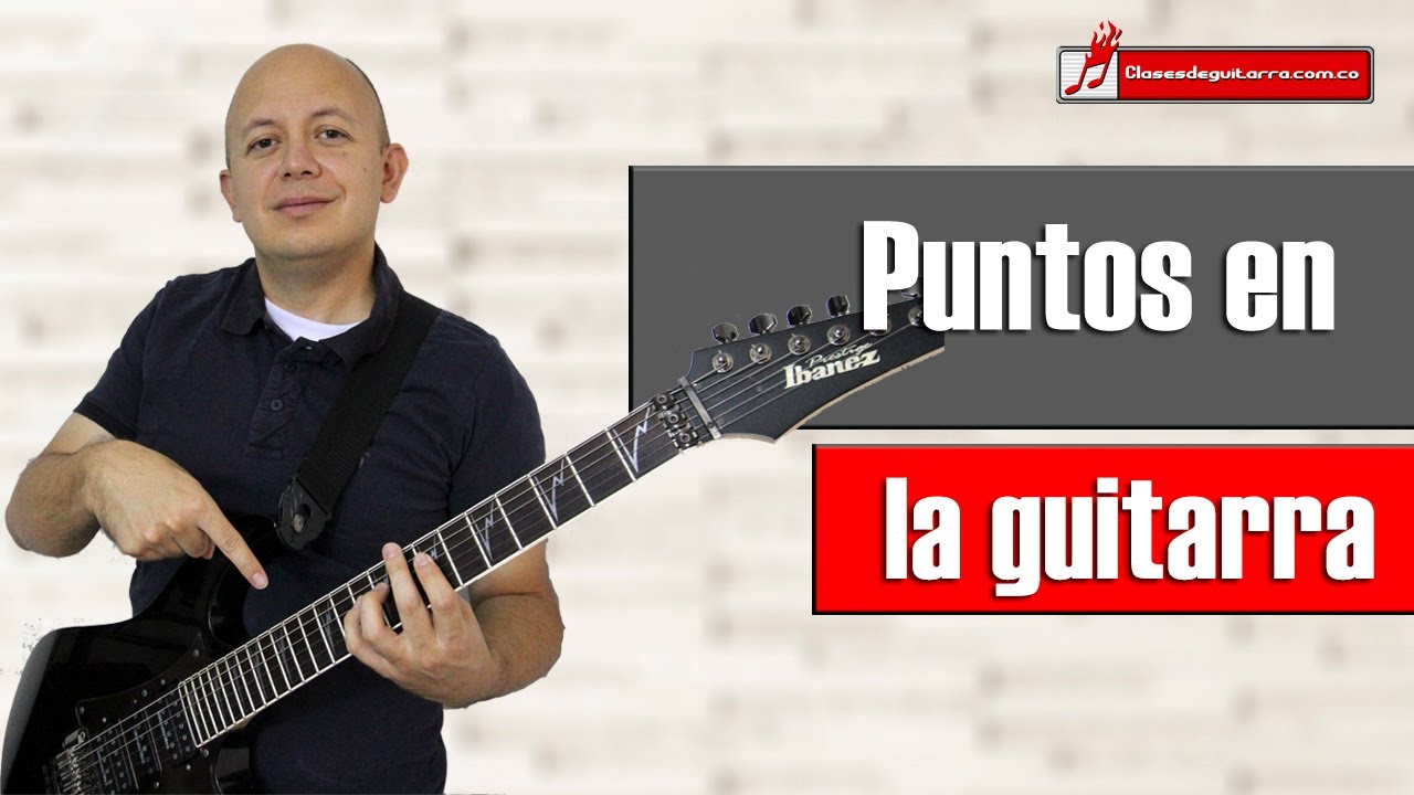 Para que sirven los puntos que traen las guitarras - YouTube