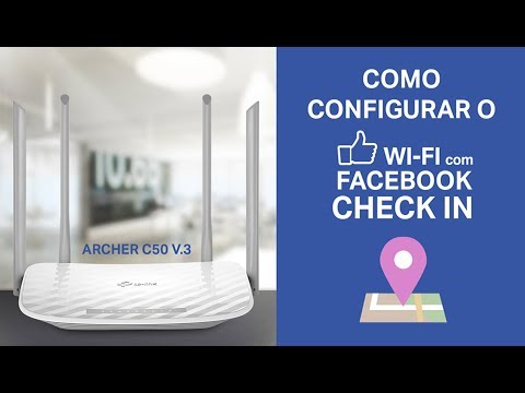 Como configurar o Facebook Check In (Archer C50)
