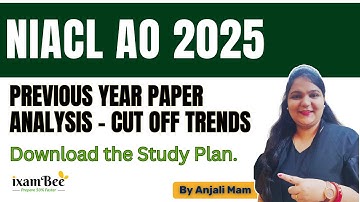 NIACL AO 2025 || Previous Year Paper Analysis || Cut - Off trends
