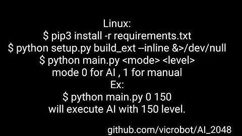2048 game AI in Python