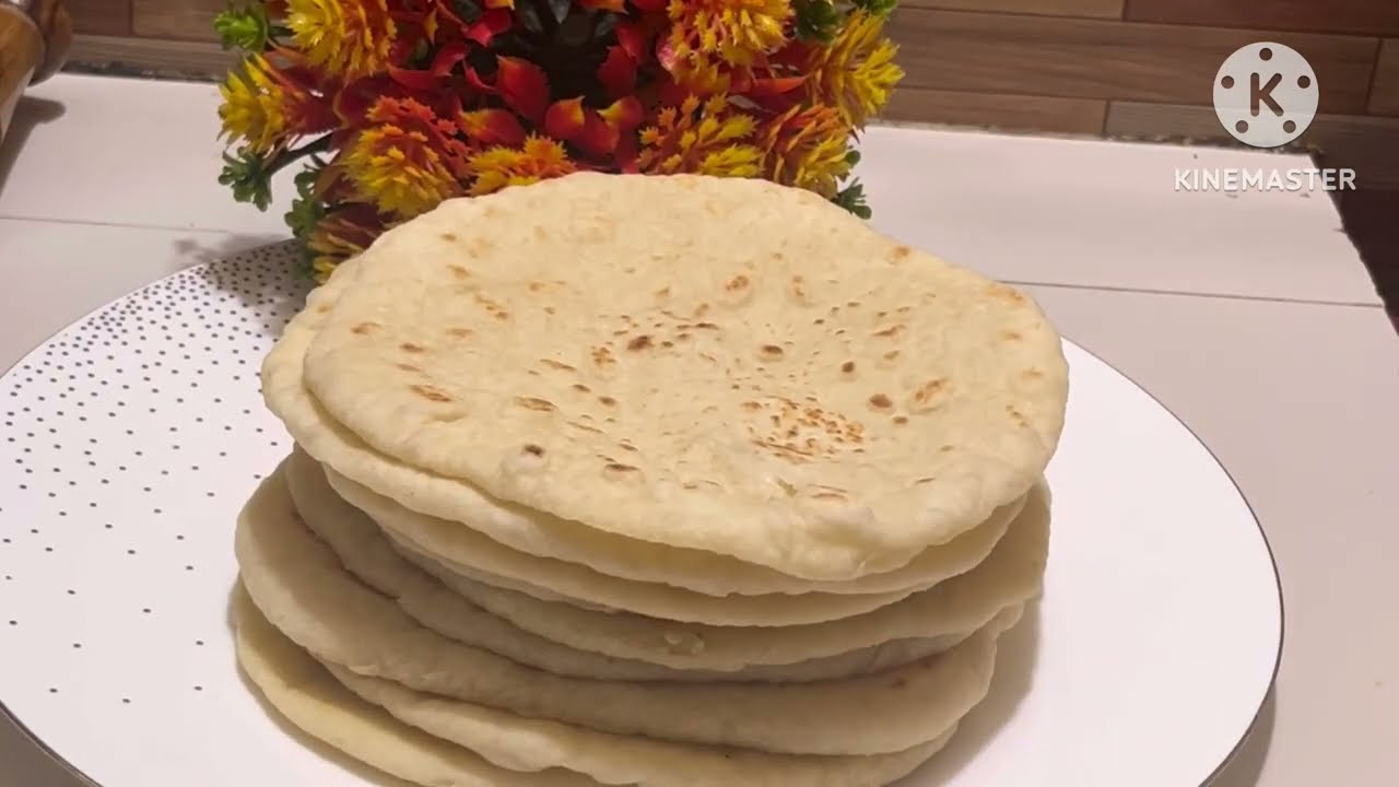 আটা দিয়ে নরম তুলতুলে ফুলকো নান রুটি তৈরি 