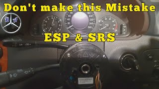 SRS or ESP warning? This can be the cause on your Mercedes Benz.