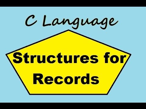 C Language Structures for Records