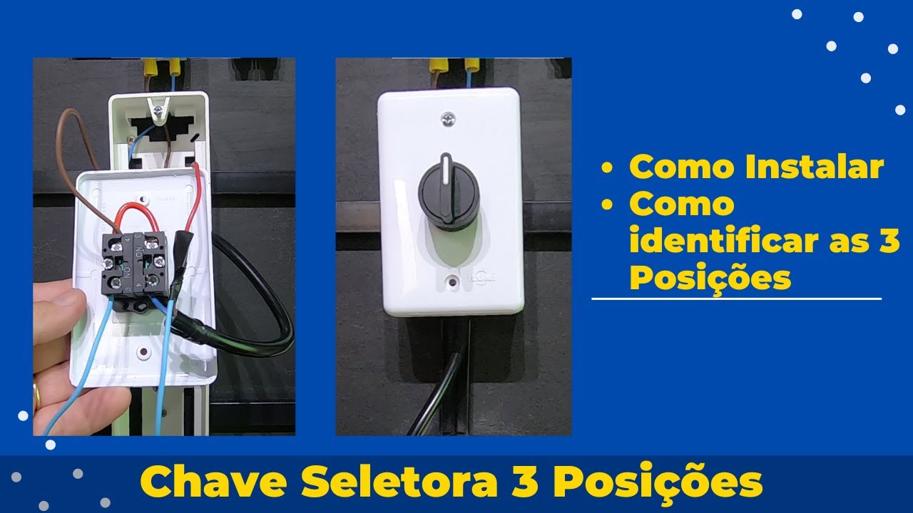 Chave Seletora 3 Posições