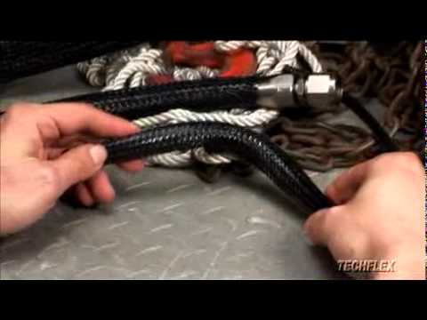 Holley EFI TechFlex Black Nylon Braided Split Wire Loom Wrap