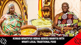Kumasi Nfantifuo Hemaa Serves Manhyia With Nfanti Local Traditional Food