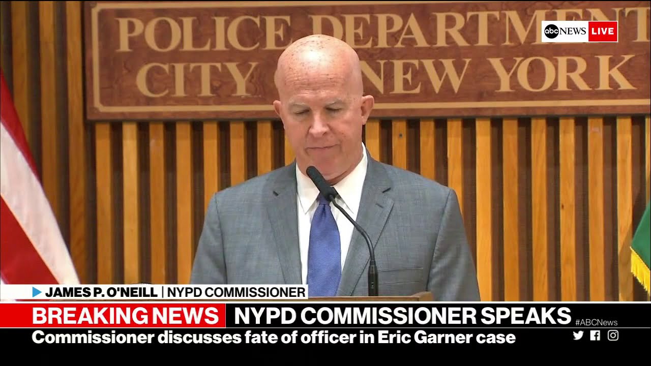 Eric Garner case: NYPD commissioner makes announcement on cop at center of investigation  | ABC News