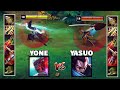 YONE vs YASUO FULL BUILD FIGHTS & Best Moments!