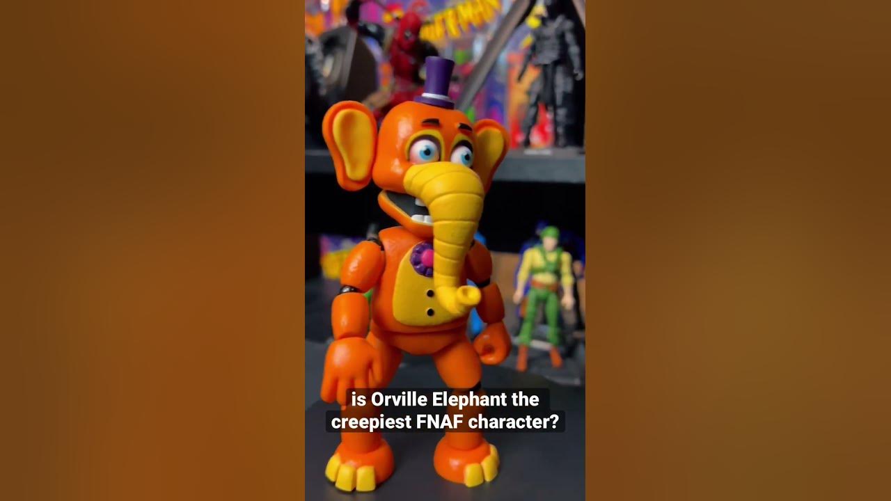 FNAF Five Nights At Freddy´s Orville elephant 9 animatronics mexican toy  figure